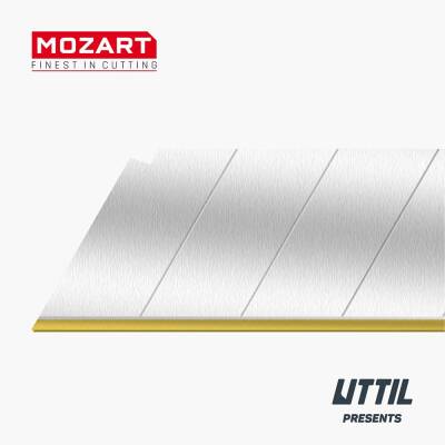 Mozart Blades Maket Bıçağı Yedeği TIN 18 mm 10'lu - 3