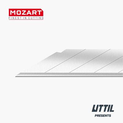 Mozart Maket Bıçağı Yedeği 9 mm 10'lu (1)