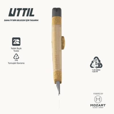 Mozart Uttil Aqua Natura Maket Bıçağı 18 mm - 3