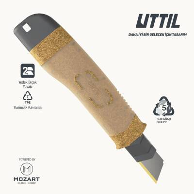 Mozart Uttil Aqua Natura Maket Bıçağı 18 mm - 4