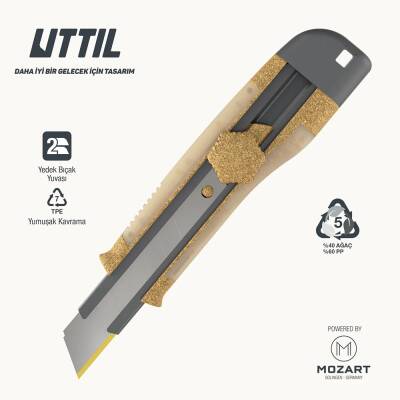 Mozart Uttil Aqua Natura Maket Bıçağı 18 mm