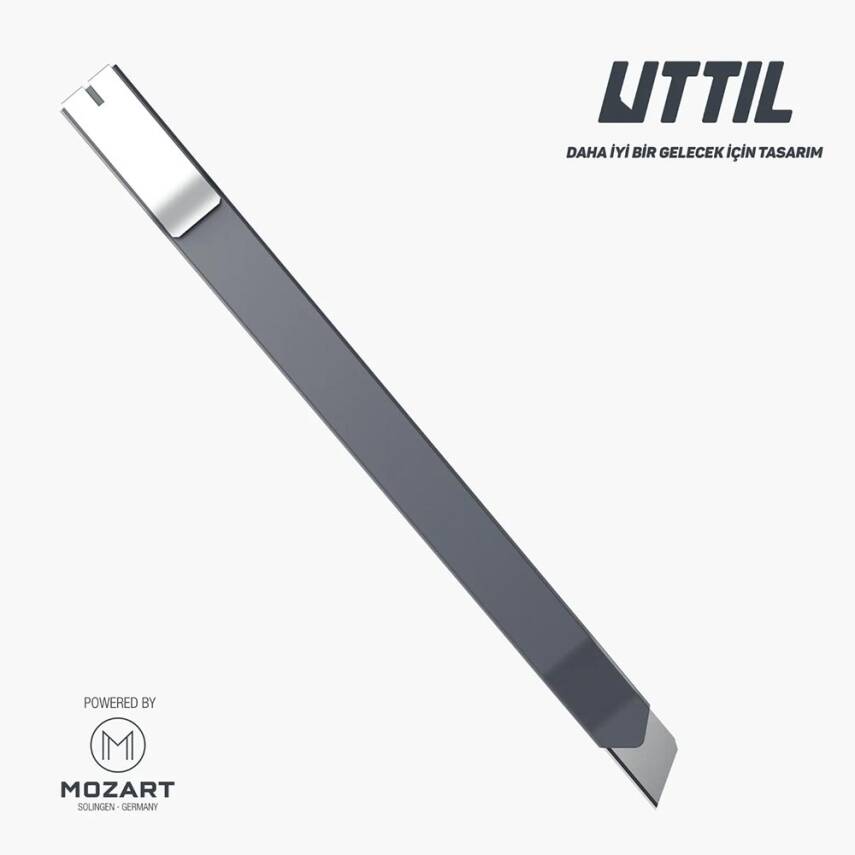 Mozart Uttil Maket Bıçağı İnce Model Gri - 4
