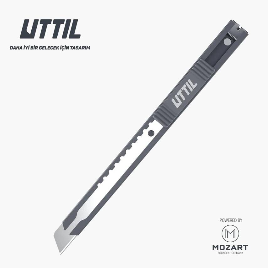 Mozart Uttil Maket Bıçağı İnce Model Gri - 1