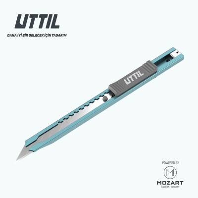 Mozart Uttil Maket Bıçağı İnce Model Turkuaz (1)
