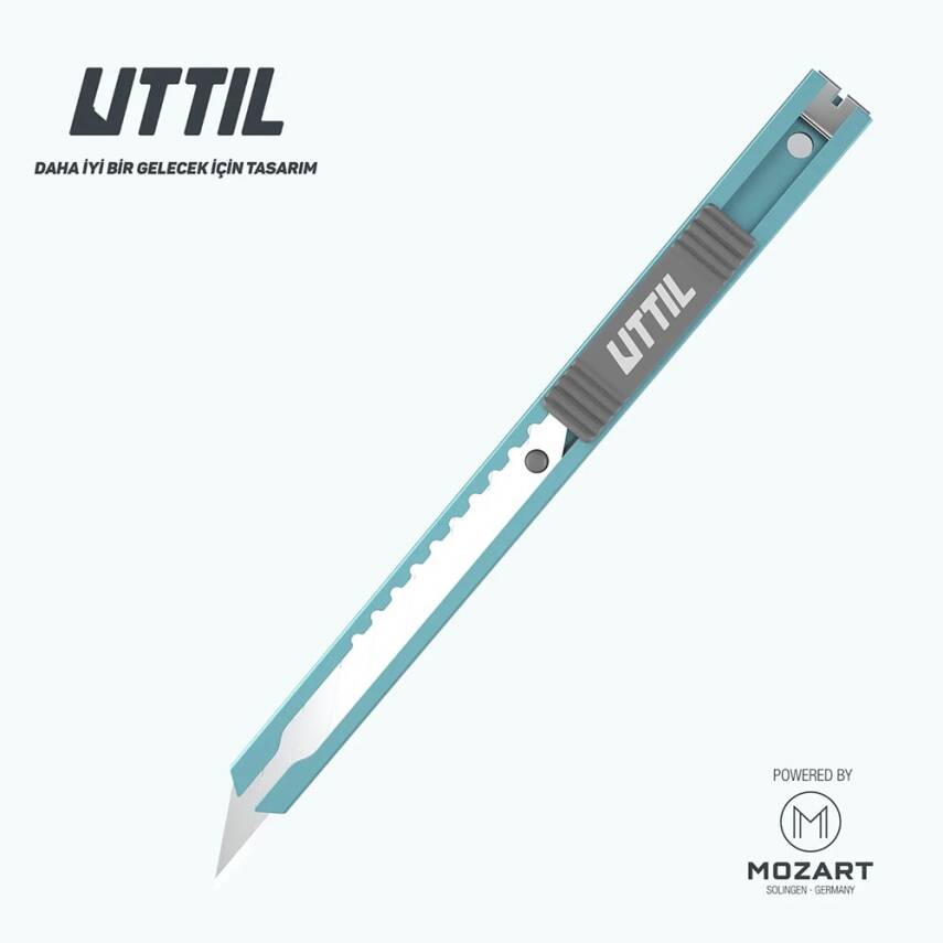 Mozart Uttil Maket Bıçağı İnce Model Turkuaz - 1