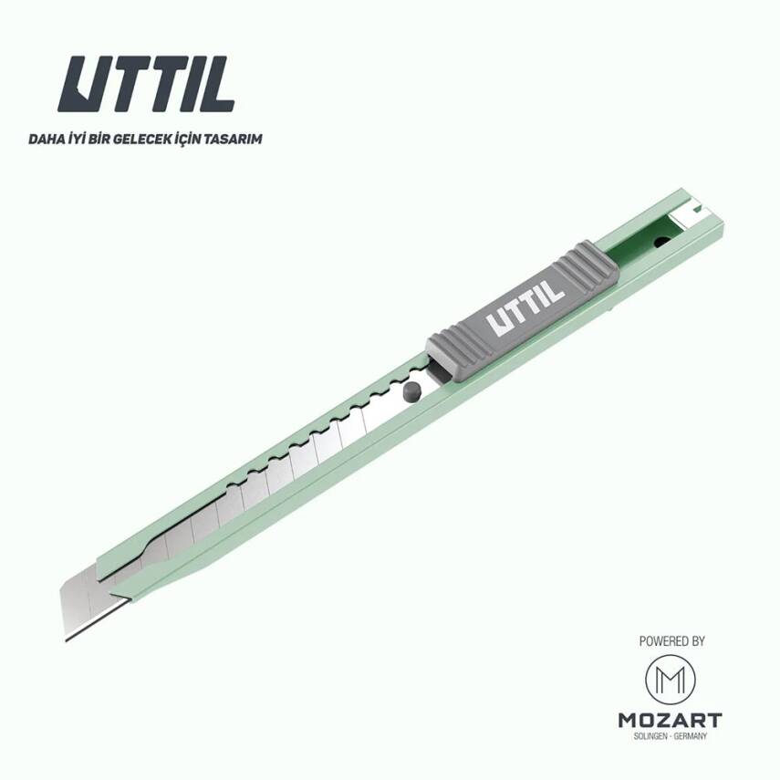 Mozart Uttil Maket Bıçağı İnce Model Yeşil - 2