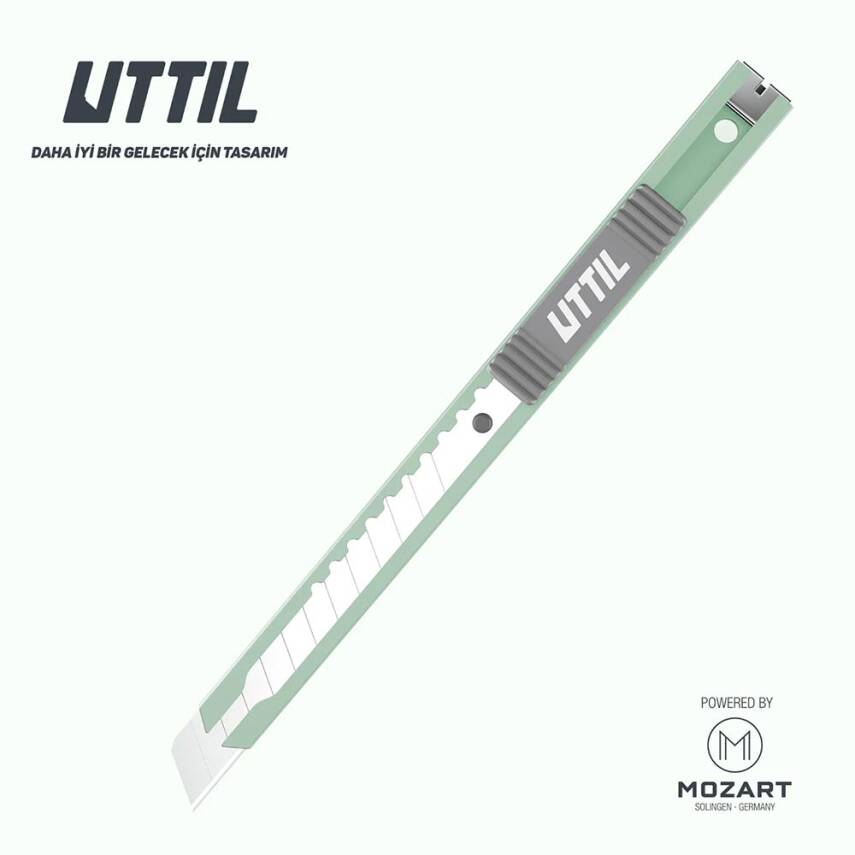 Mozart Uttil Maket Bıçağı İnce Model Yeşil - 1
