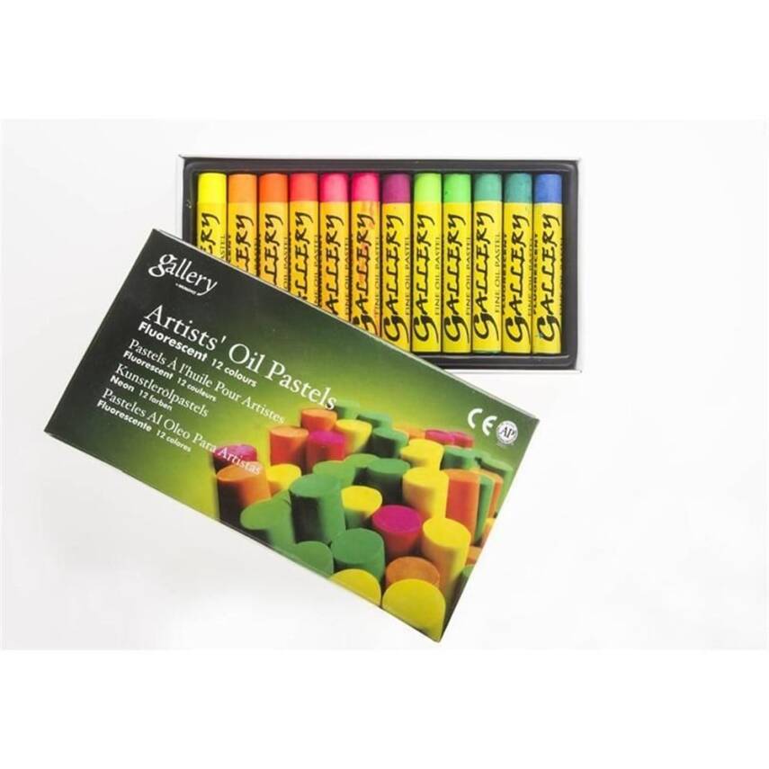 Mungyo Artists Oil Pastel Fluorescent 12 - 1
