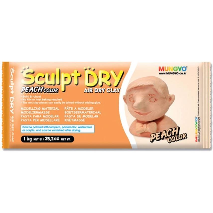 Mungyo Sculpt Dry Ceramic Dough Skin Color 500 Gr - 2