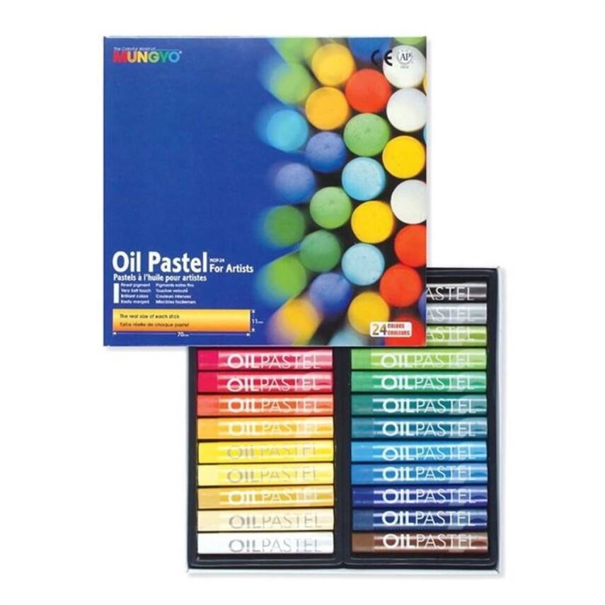 Mungyo Yağlı Pastel Seti 24 Renk - 2