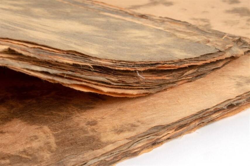 Nepal Kağıdı Desenli Doğal Renkler 60 gr 50x75 cm VT-6 - 2