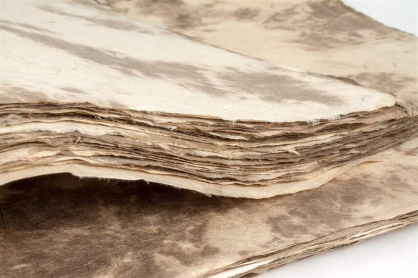 Nepal Paper Patterned Natural Colors 60 gr 50x75 cm VT-10 - 2