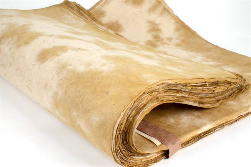 Nepal Paper Patterned Natural Colors 60 gr 50x75 cm VT-3 - 1