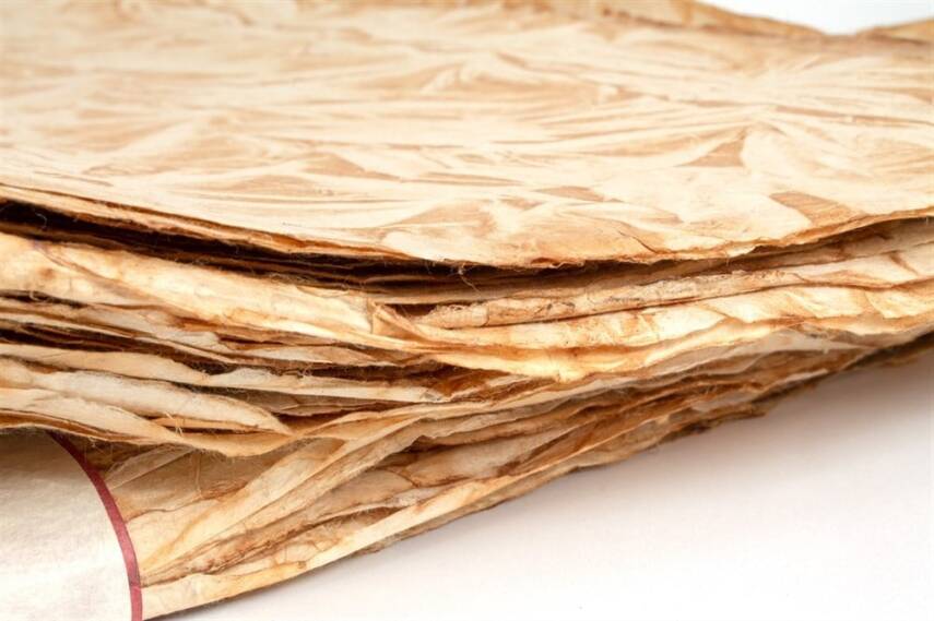 Nepalese Paper Patterned Natural Colors 60 gr 44x66 cm VW-5 - 2