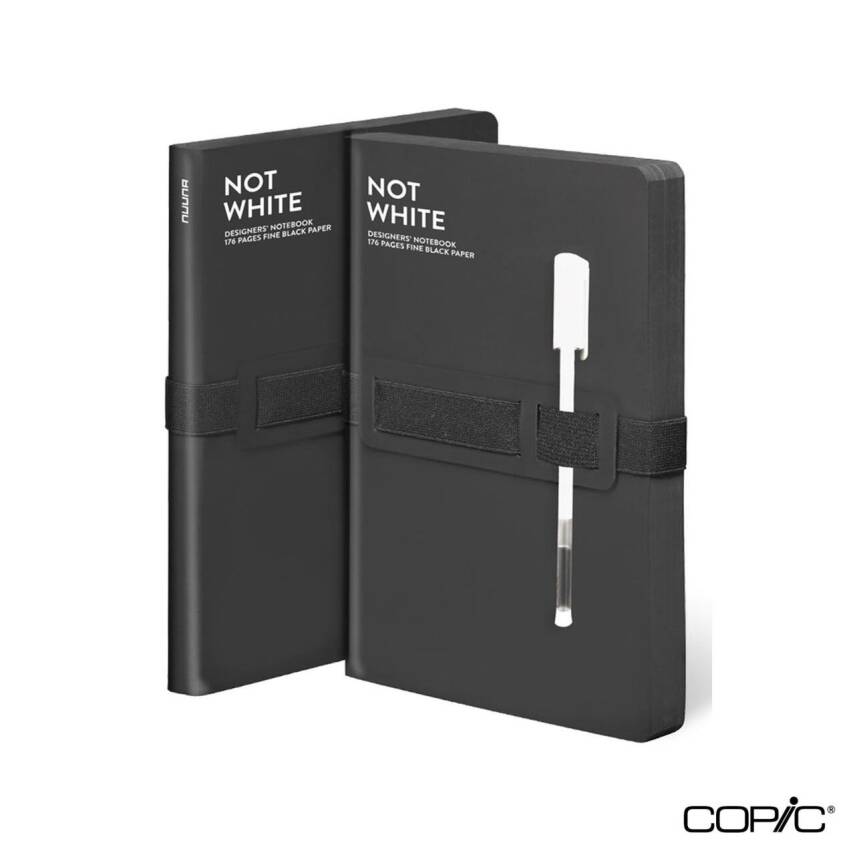 Nuuna Çizgisiz Premium Defter Siyah A5 120 gr 176 Sayfa - 1