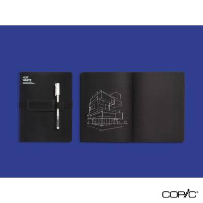 Nuuna Çizgisiz Premium Defter Siyah A5 120 gr 176 Sayfa - 5