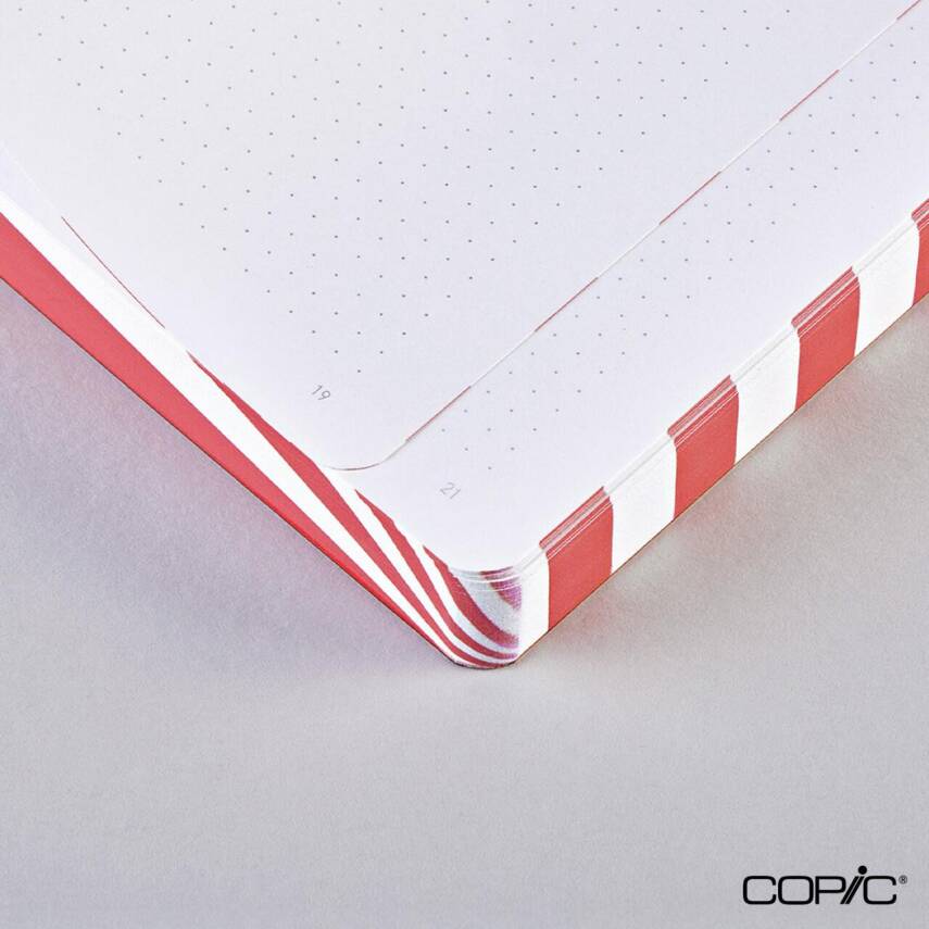 Nuuna Dotted Premium Notebook Fancy Fans A5 120 gr 256 Pages - 3