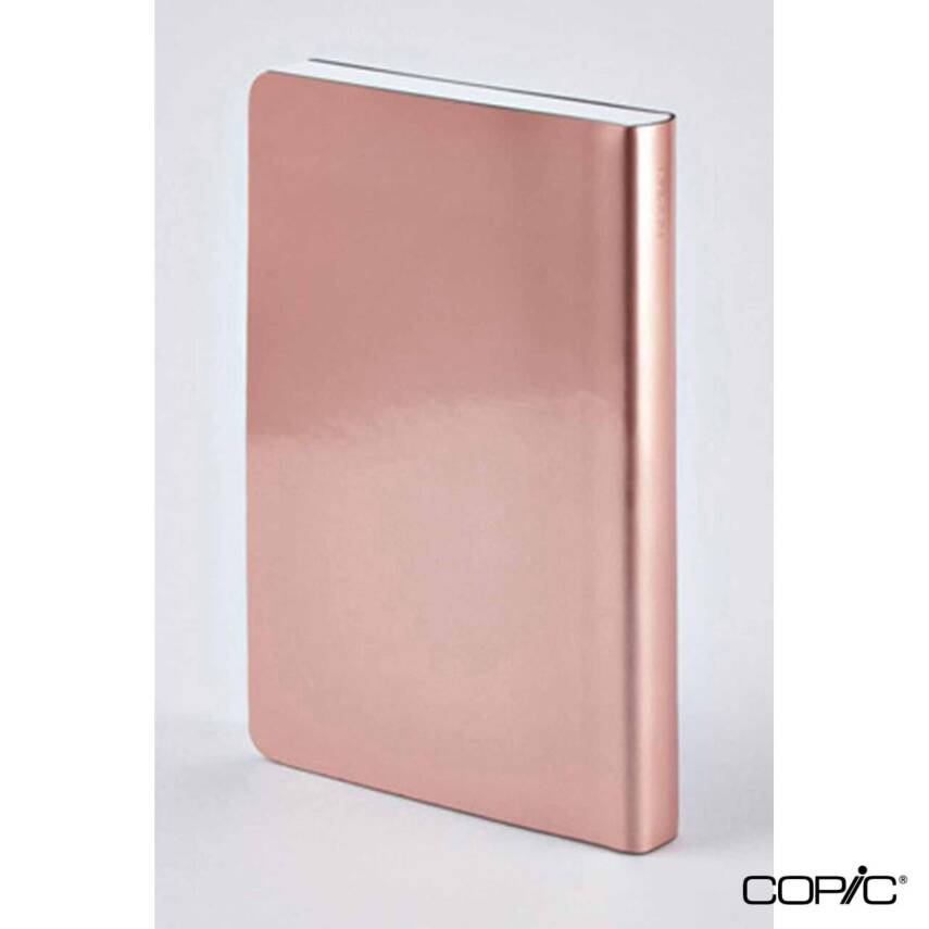 Nuuna Dotted Premium Notebook Shiny Starlet Cosmo Rose A6 120 gr 176 Pages - 2