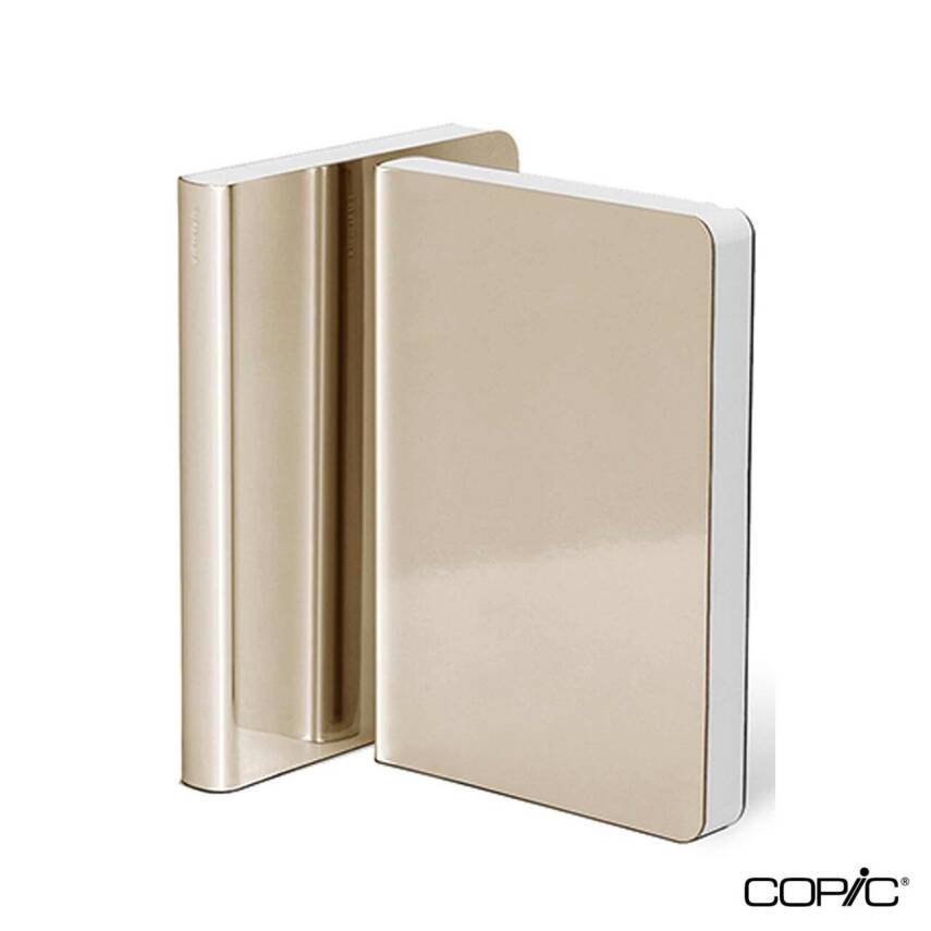 Nuuna Dotted Premium Notebook Shiny Starlet Gold A6 120 gr 176 Pages - 1