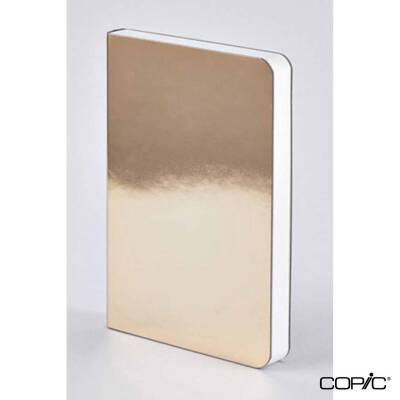 Nuuna Dotted Premium Notebook Shiny Starlet Gold A6 120 gr 176 Pages - 2