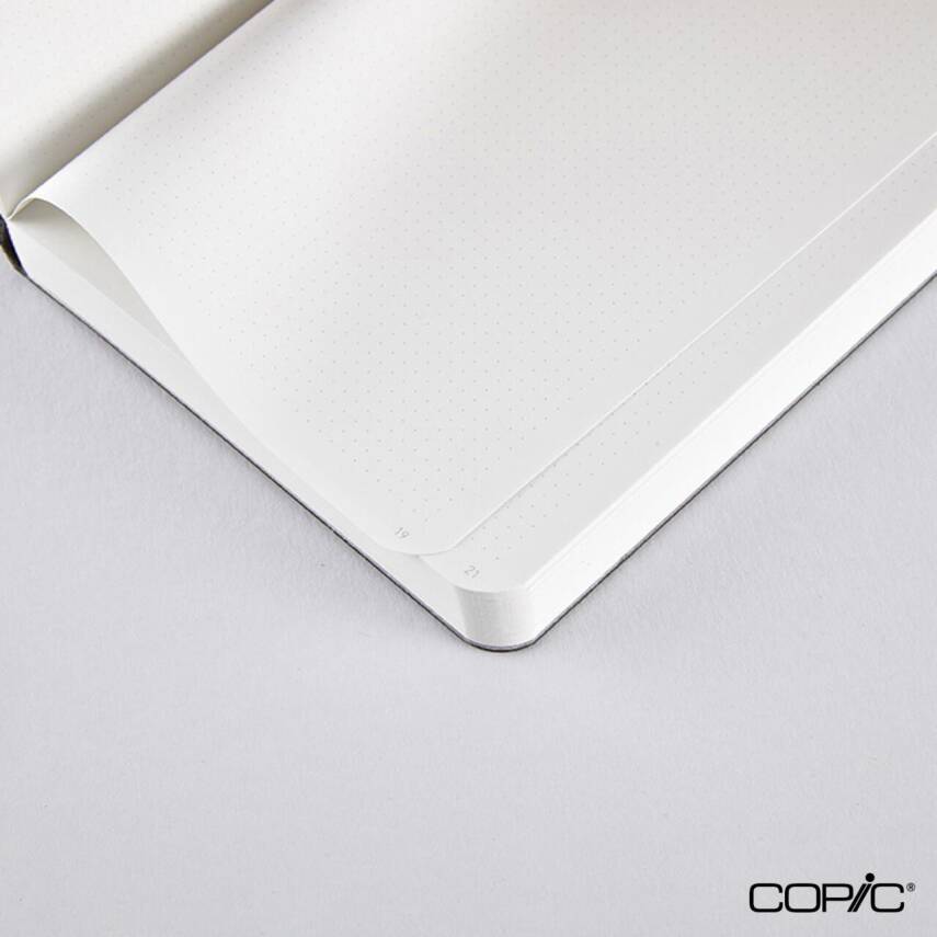 Nuuna Dotted Premium Notebook Shiny Starlet Gold A6 120 gr 176 Pages - 5