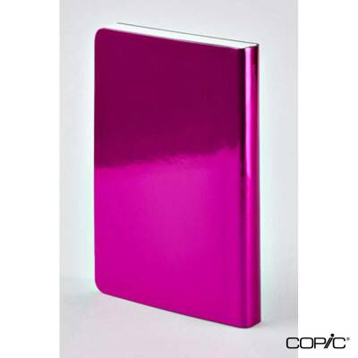 Nuuna Dotted Premium Notebook Shiny Starlet Pink A6 120 gr 176 Pages - 2
