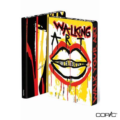 Nuuna Dotted Premium Notebook Walking Art By Marija Mandic A5 120 gr 256 Pages - 1