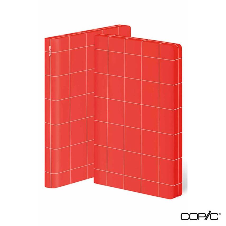 Nuuna Premium Notebook Break The Grid Red A5 120 gr 160 Pages - 1
