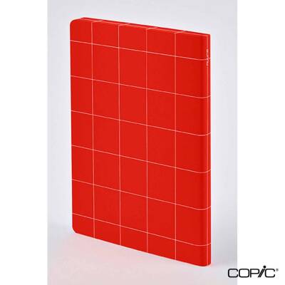 Nuuna Premium Notebook Break The Grid Red A5 120 gr 160 Pages - 3