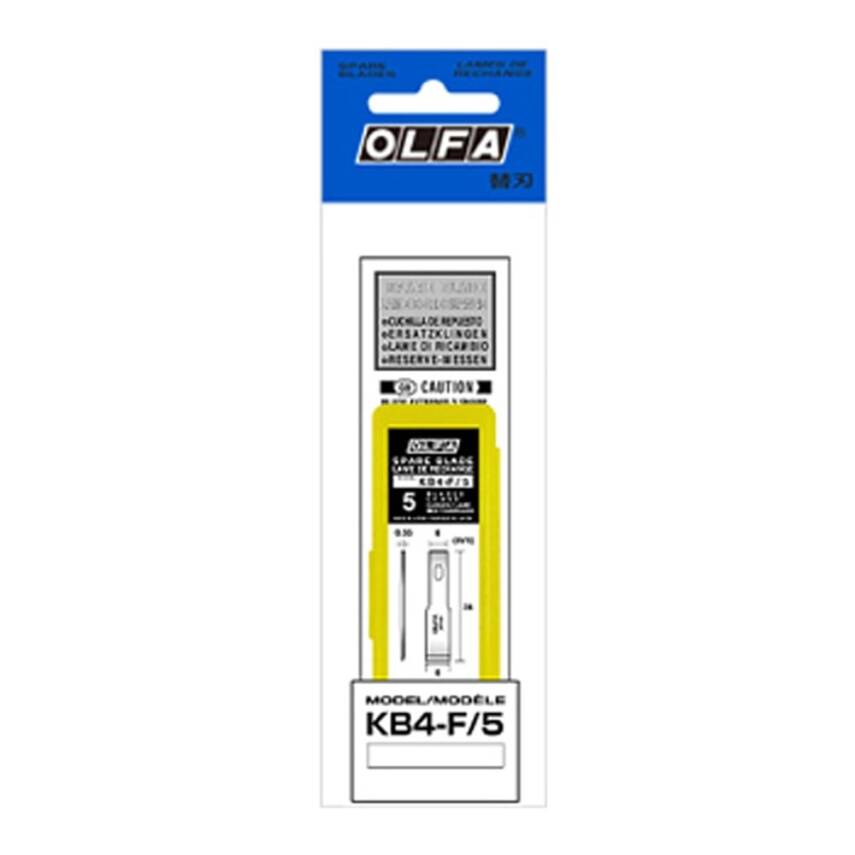 Olfa KB4-F/5 Kretuar Bıçağı Yedeği 5'li AK4 Yedeği - 2