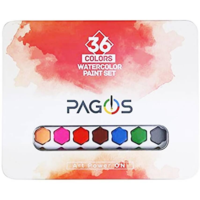 Pagos Watercolor Set 36 Colors - 1
