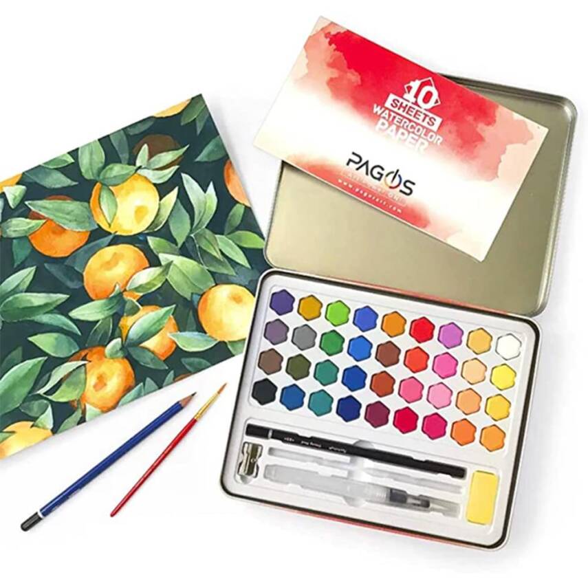 Pagos Watercolor Set 36 Colors - 2