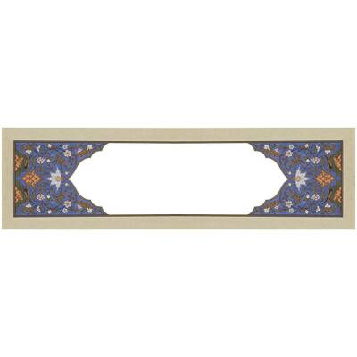 Patterned Paper Illumination Print 6.5x21 cm