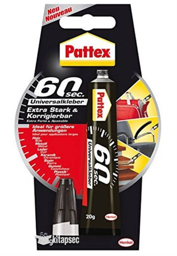 Pattex 60 Seconds Universal Adhesive 20G. - 1