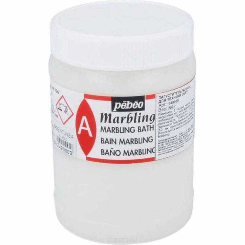 Pebeo 049 Marbling Marbling Tragacanth Thickener 200 ml Bottle - 1