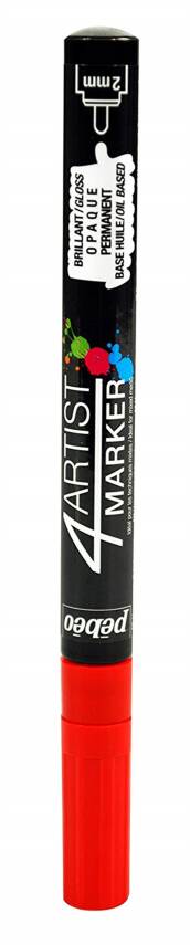 Pebeo 4Artist Oil Marker 2 mm Red - 1