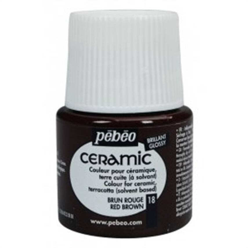 Pebeo Ceramic Paint 45 ml Black - 1