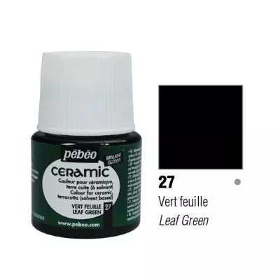 Pebeo Ceramic Paint 45 ml Leaf Green