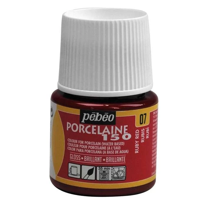 Pebeo Ceramic Paint 45 ml Ruby - 1