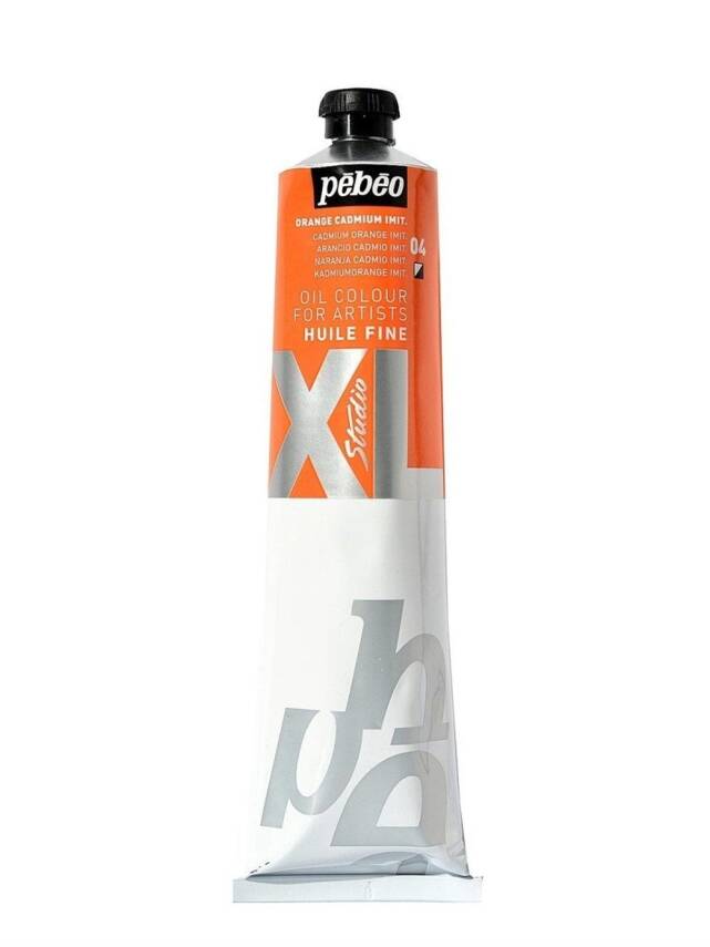 Pebeo Huile Fine XL 200 ml Oil Paint 04 - Cadmium Orange - 1