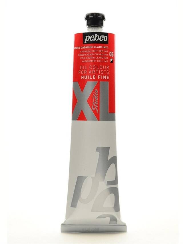 Pebeo Huile Fine XL 200 ml Yağlı Boya 05 - Cadmium Light Red - 1