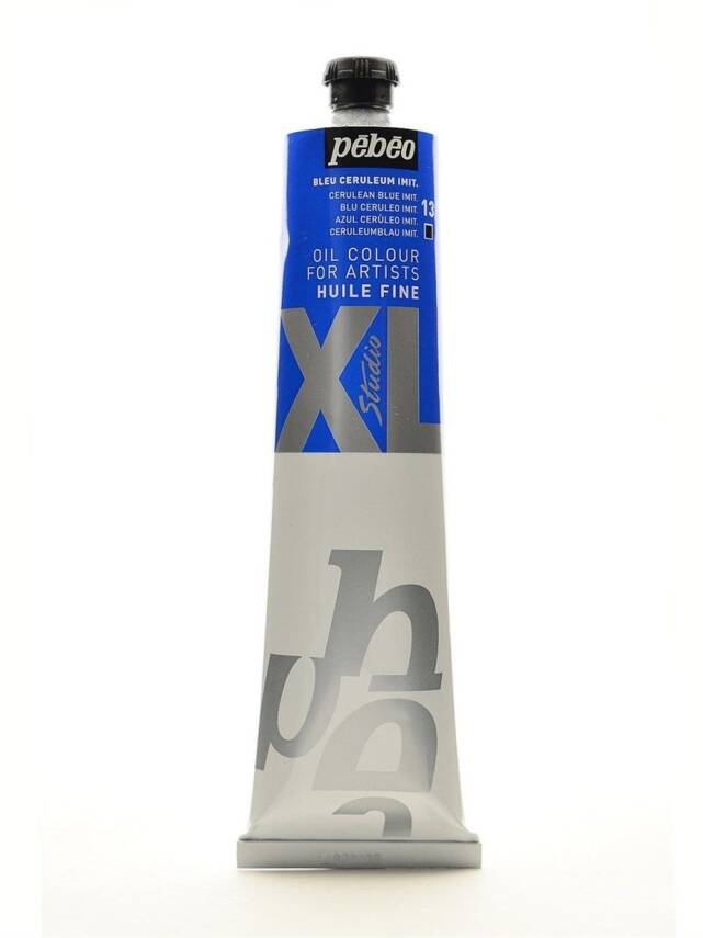 Pebeo Huile Fine XL 200 ml Yağlı Boya 13 - Cerulean Blue - 1