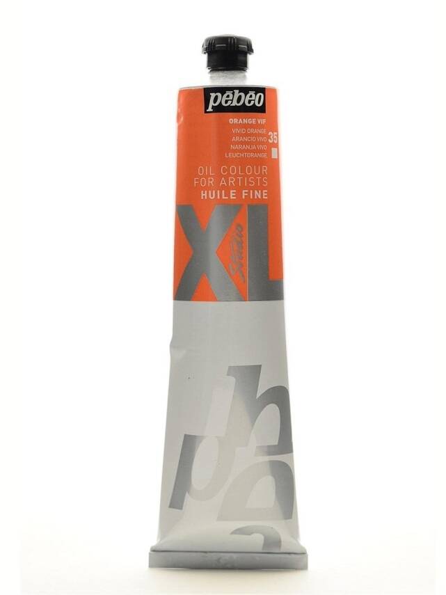 Pebeo Huile Fine XL 200 ml Yağlı Boya 35 - Vivid Orange - 1