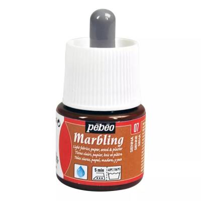 Pebeo Marbling Marbling Paint 45 ml Bottle 07 Sienna