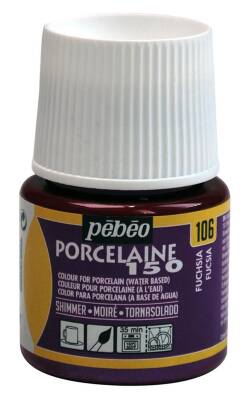 Pebeo Porcelaine 150 Fırınlanabilir Porselen Boyası 45 ml 106 Shimmer Fushsia