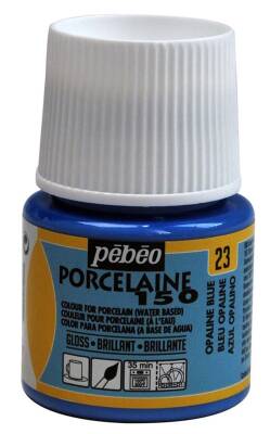 Pebeo Porcelaine 150 Fırınlanabilir Porselen Boyası 45 ml 23 Opaline Blue