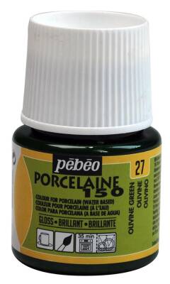 Pebeo Porcelaine 150 Fırınlanabilir Porselen Boyası 45 ml 27 Olivine Green