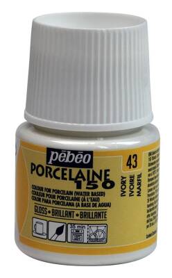 Pebeo Porcelaine 150 Fırınlanabilir Porselen Boyası 45 ml 43 İvory