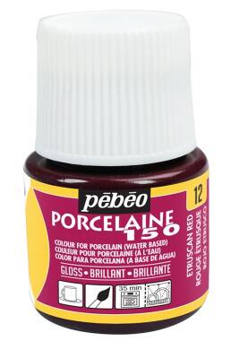 Pebeo Porcelaine 150 Fırınlanabilir Porselen Boyası 45 ml Etruscan Red