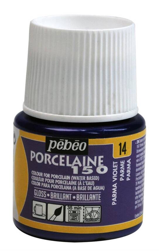 Pebeo Porcelaine 150 Fırınlanabilir Porselen Boyası 45 ml Parma Violet - 1